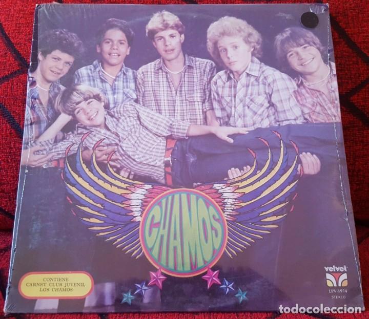 Discos de vinilo: CHAMOS **** VINILO ORIGINAL LP Venezuela PRECINTADO CHICOS Menudo BOY BAND