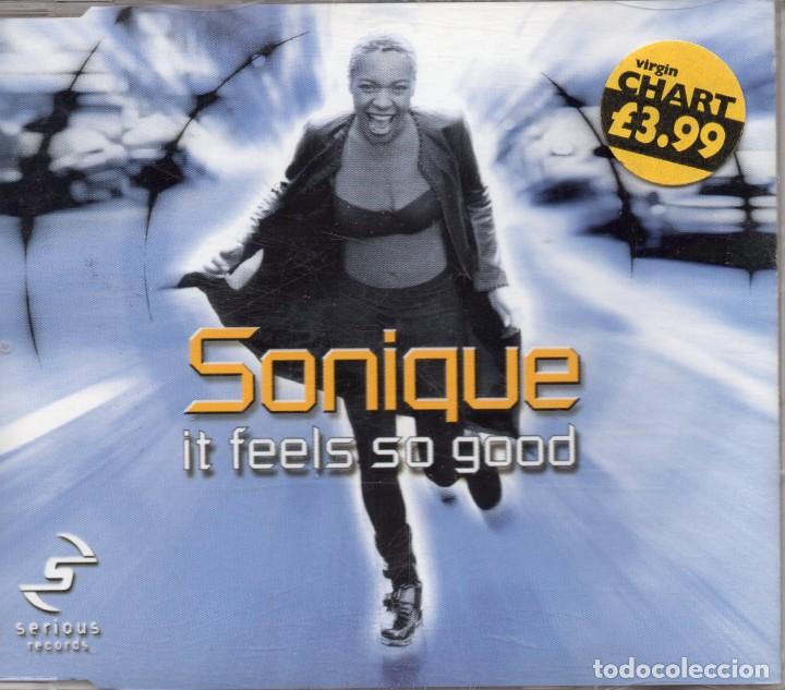 Discos de vinilo: SONIQUE - It feels so good - CD Single - UK 2000 - Universal &lrm;- MCSTD 40233 - Foto 1