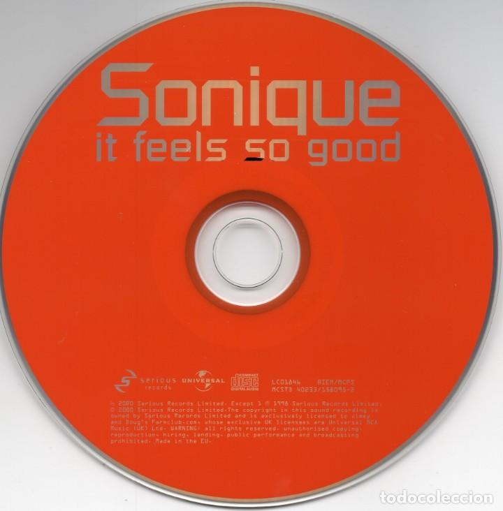 Discos de vinilo: SONIQUE - It feels so good - CD Single - UK 2000 - Universal &lrm;- MCSTD 40233 - Foto 2