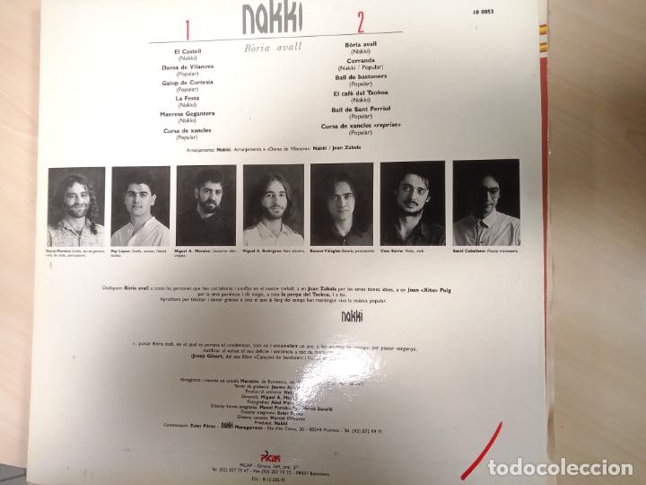 Discos de vinilo: NAKKI -BORIA AVALL -LP 1991 - Foto 2