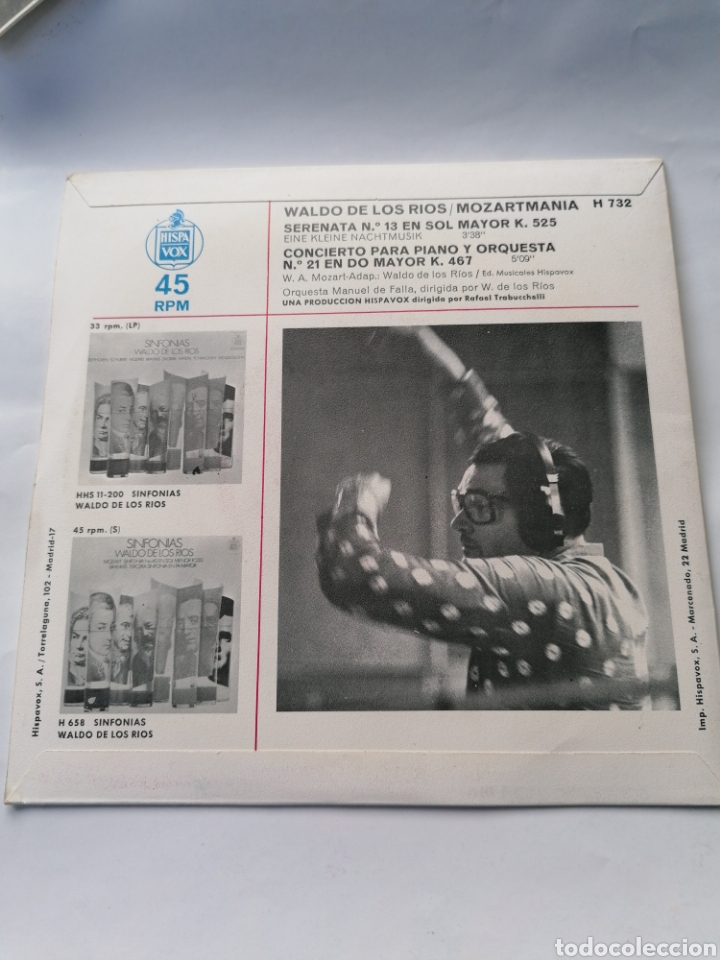 Discos de vinilo: Waldo de los R&iacute;os - Foto 2