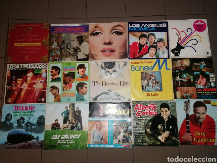 Discos de vinilo: Lote de 71 SINGLES - Foto 3