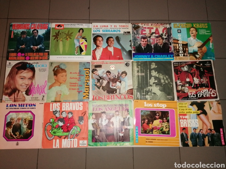 Discos de vinilo: Lote de 71 SINGLES - Foto 4