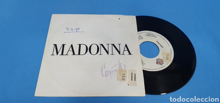 Discos de vinilo: DISCO SINGLE PROMOCIONAL, MADONNA: Vogue - Foto 1