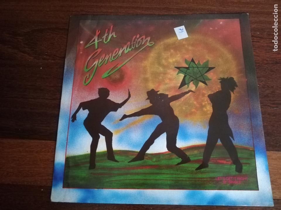 Discos de vinilo: 4 th generation-lets get it right. maxi - Foto 1