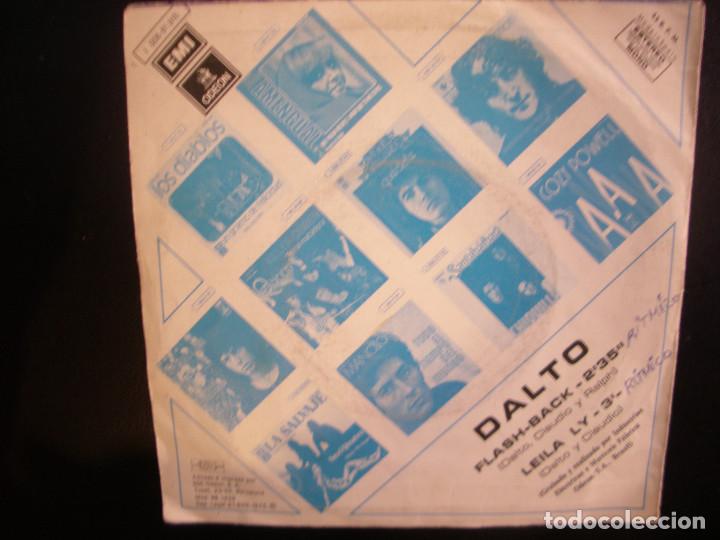 Discos de vinilo: DALTO- FLASH-BACK. SINGLE. - Foto 2