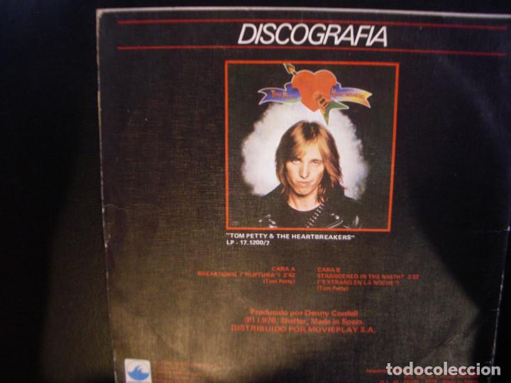 Discos de vinilo: TOM PETTY & THE HEARTBREAKERS- BREAKDOWN. SINGLE. - Foto 2