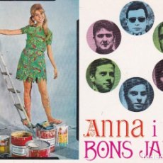 Discos de vinilo: POSTAL DE ANNA I ELS BONS JANS GRUPO MUSICAL AÑOS 60 . Lote 195974923