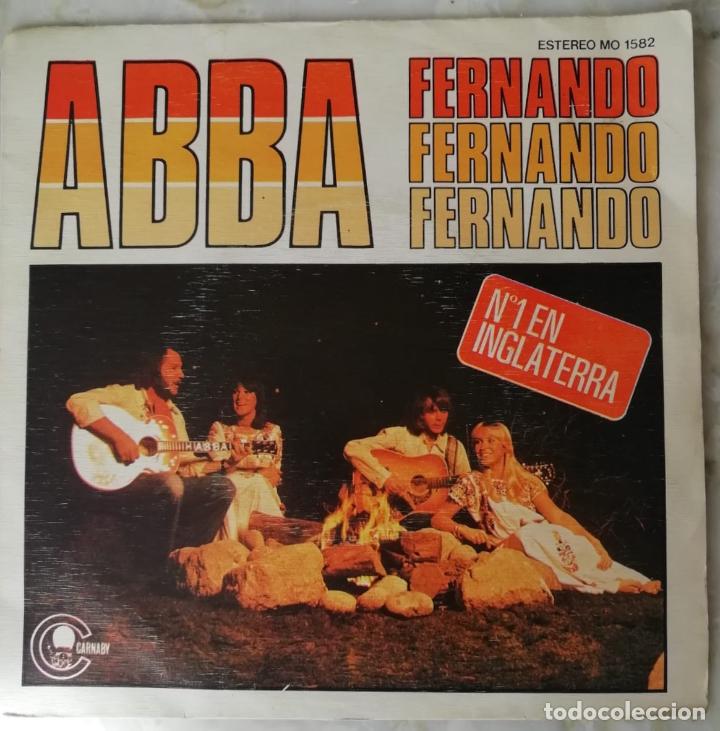 Discos de vinilo: ABBA, FERNANDO. SINGLE ESPA&Ntilde;A - Foto 1