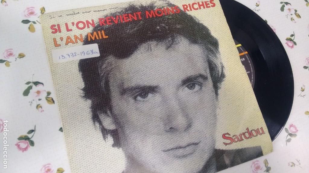 Discos de vinilo: SINGLE  ( VINILO) DE  MICHEL SARDOU A&Ntilde;OS 80 - Foto 1