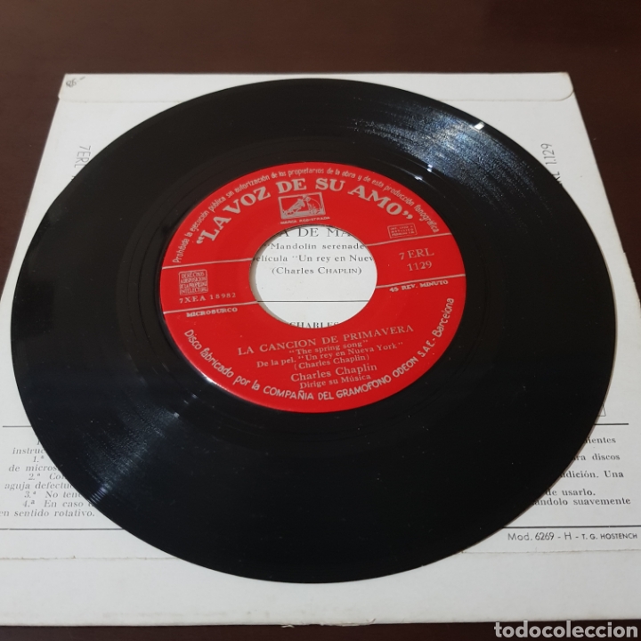 Discos de vinilo: CHARLES CHAPLIN - UN REY EN NUEVA YORK - Foto 3