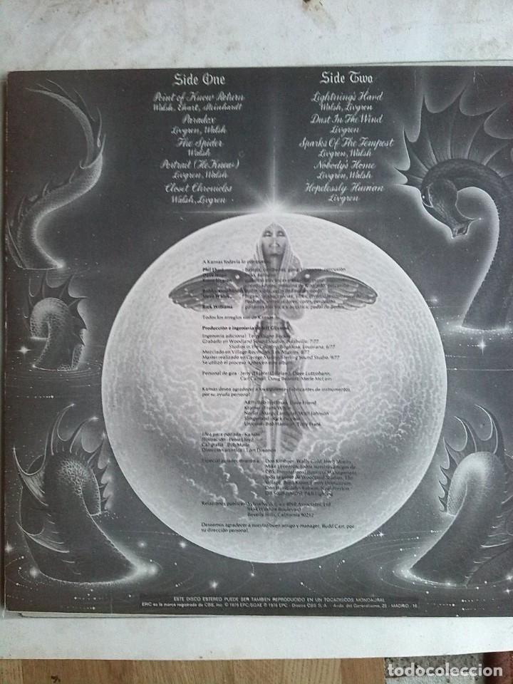 Discos de vinilo: KANSAS - POINT OF KNOW RETURN - Foto 2