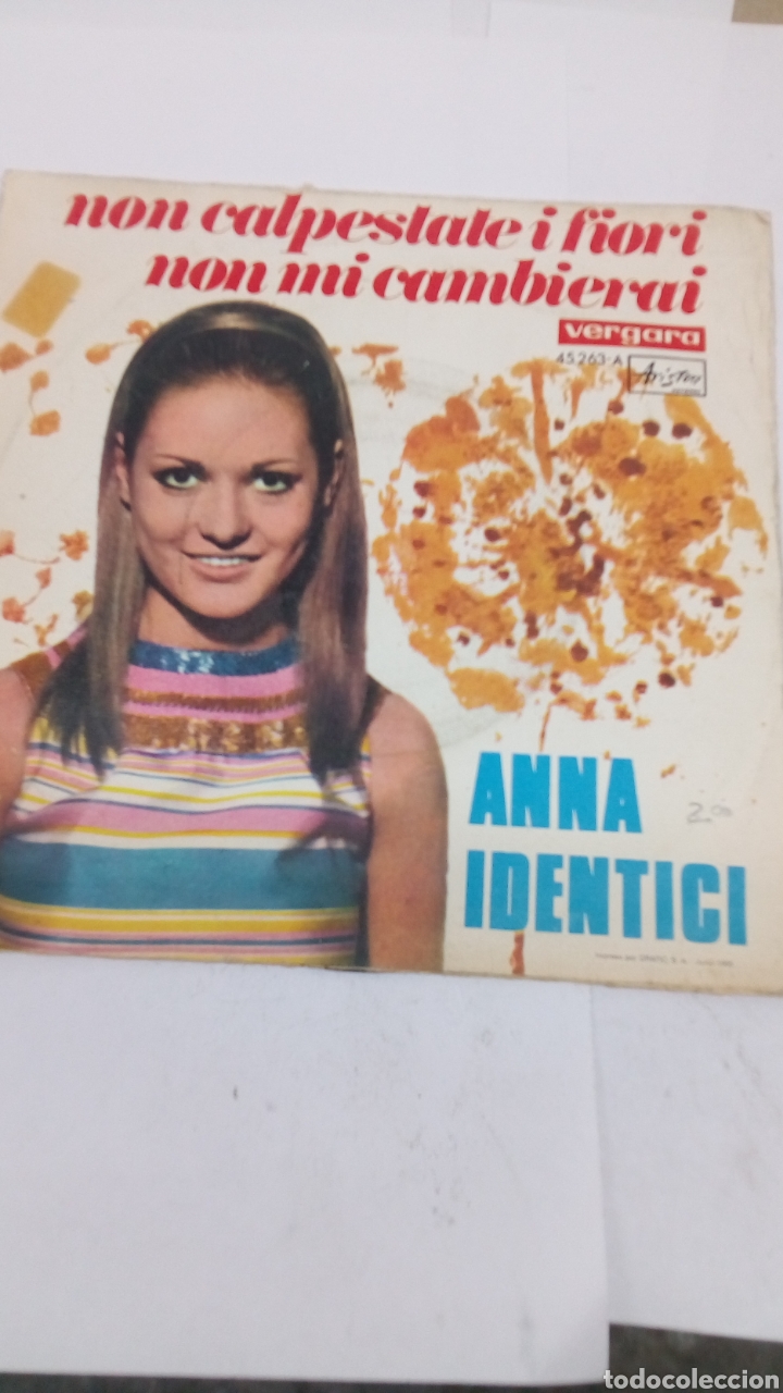 Discos de vinilo: Vinilo Anna Identici - Foto 1