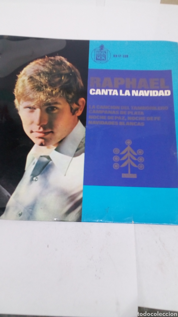 Discos de vinilo: Vinilo Raphael Canta a la navidad - Foto 1