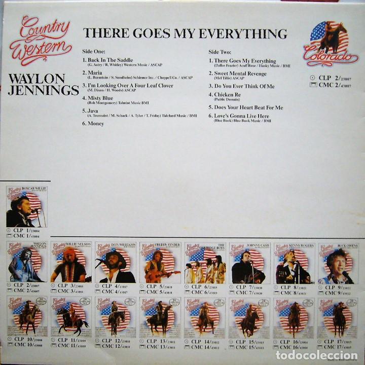Discos de vinilo: WAYLON JENNINGS - THERE GOES MY EVERYTHING - Foto 2