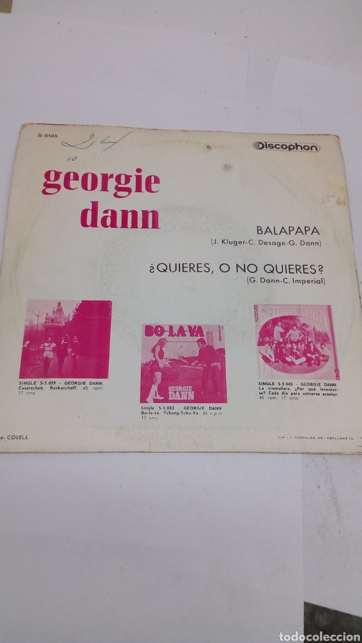 Discos de vinilo: Vinilo Georgie Dann - Foto 2