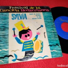 Discos de vinilo: SYLVIA NUBES DE COLORES/REVIVIRE/JE T'AIME JE T'AIME/BALADA GITANA EP 1962 DISCOPHON. Lote 196143302