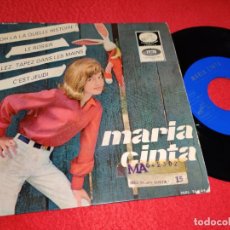 Discos de vinilo: MARIA CINTA OH LA LA QUELLE HISTOIRE!/LE ROSIER/ALLEZ TAPEZ DANS LES MAINS +1 EP 1965 RARO. Lote 196144810