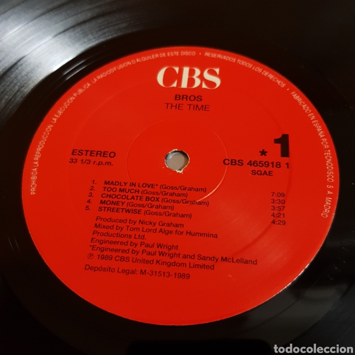 Discos de vinilo: BROS - THE TIME - Foto 5