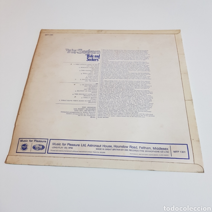 Discos de vinilo: THE FOUR & ONLY SEEKERS - Foto 2
