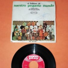 Discos de vinilo: EL FOLKLORE DE NUESTRO PEQUEÑO MUNDO. SINNER MAN. SONO PLAY 1968. Lote 196161815