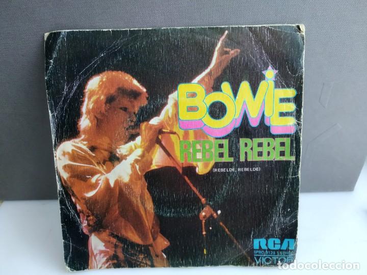 Discos de vinilo: DISCO ANTIGUO DAVID BOWEI REBEL - Foto 1