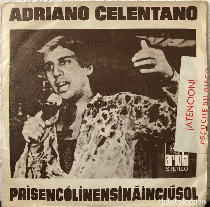 Discos de vinilo: ADRIANO CELENTANO single a 45 rpm - Foto 1