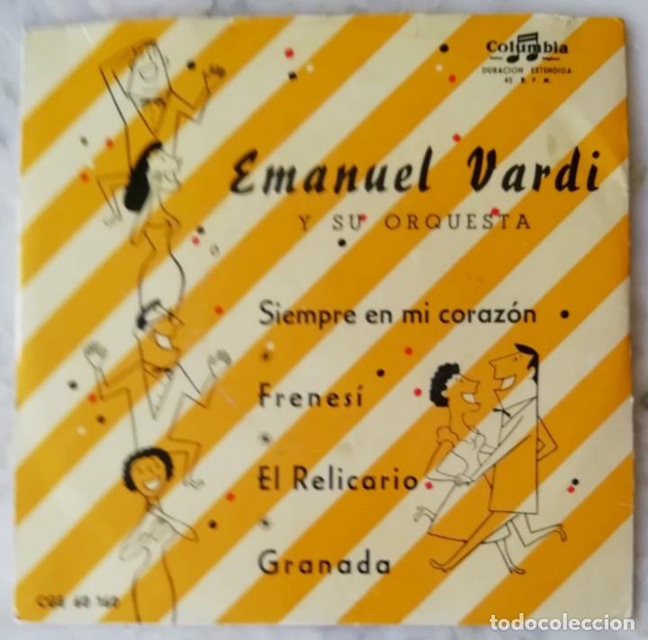 Discos de vinilo: EMANUEL VARDI. Y SU ORQUESTA. SIEMPRE EN MI CORAZON. EP - Foto 1