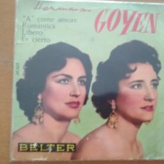 Discos de vinilo: HERMANAS GOYEN - A COME AMORE +3 - EP. Lote 196186705