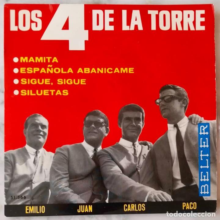Discos de vinilo: LOS 4 DE LA TORRE. MAMITA. EP ESPA&Ntilde;A - Foto 1