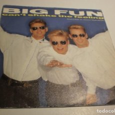 Discos de vinilo: SINGLE BIG FUN. CAN'T SHAKE THE FEELING. DON'T SAY IT'S OVER. JIVE 1989 SPAIN (PROBADO Y BIEN)