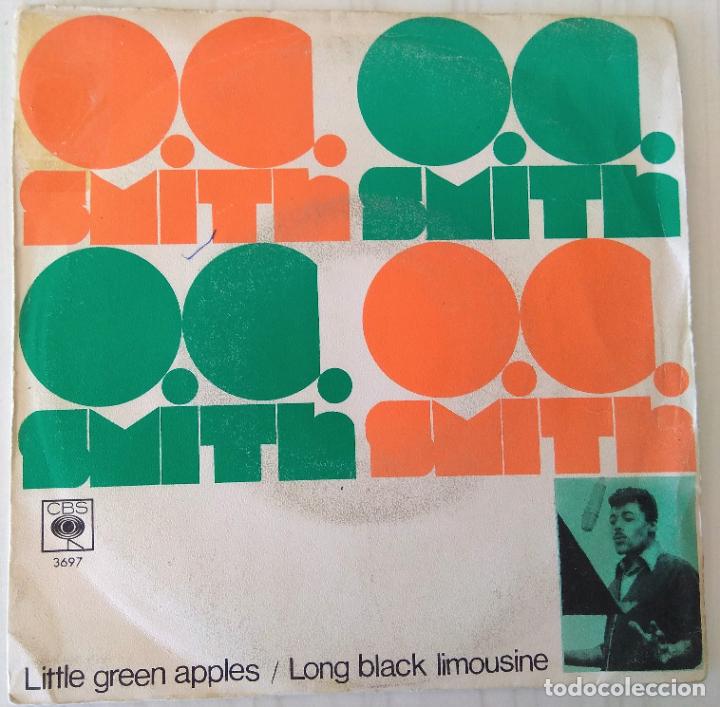Discos de vinilo: O.C. SMITH - LITTLE GREEN APPLES   CBS - 1968 - Foto 1