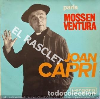 Discos de vinilo: SINGLE DE - JOAN CAPRI - PARLA MOSSEN VENTURA - - Foto 1