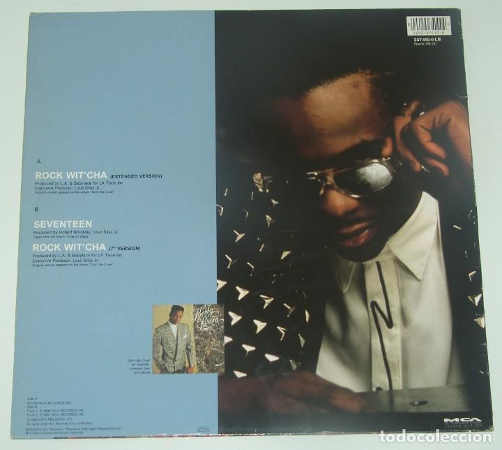 Discos de vinilo: BOBBY BROWN - ROCK WIT CHA - MCA RECORDS GERMANY 1989 - Foto 2