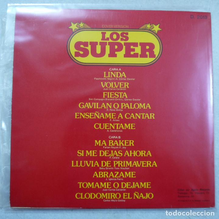 Discos de vinilo: LOS SUPER &Eacute;XITOS - GRABACIONES NO ORIGINALES - LP 1977 - Foto 2