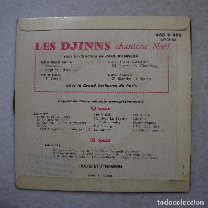 Discos de vinilo: LES DJINNS - CHANTENT NO&Euml;L - EP 1960 - Foto 2