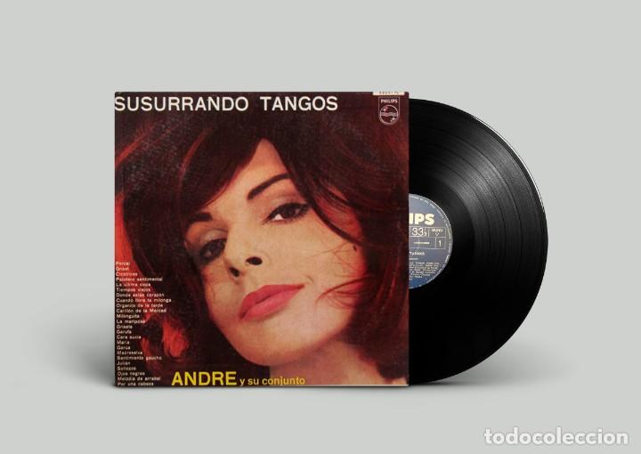 Discos de vinilo: Andre Y Su Conjunto - Susurrando Tangos - Foto 1