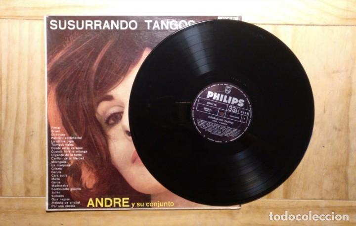 Discos de vinilo: Andre Y Su Conjunto - Susurrando Tangos - Foto 3