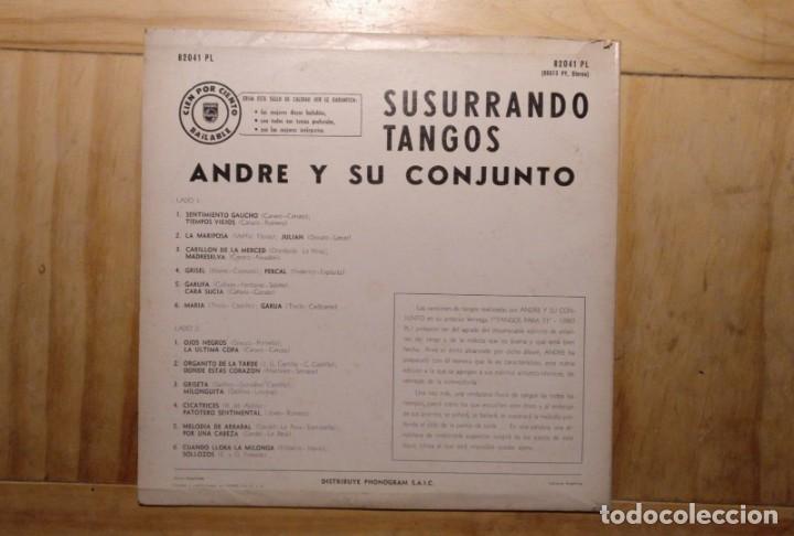 Discos de vinilo: Andre Y Su Conjunto - Susurrando Tangos - Foto 4