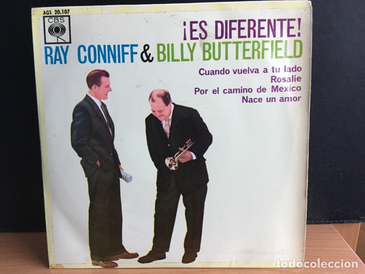 Discos de vinilo: Ray Conniff & Billy Butterfield - &iexcl;Es Diferente! (7&rdquo;, EP) - Foto 1