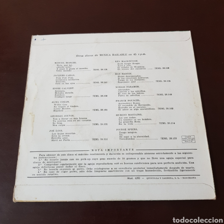 Discos de vinilo: MUSICA PARA BAILAR - VARIAS ORQUESTAS - Foto 2