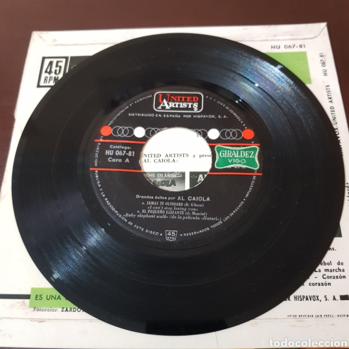 Discos de vinilo: GRANDES &Eacute;XITOS- AL CAIOLA - Foto 3