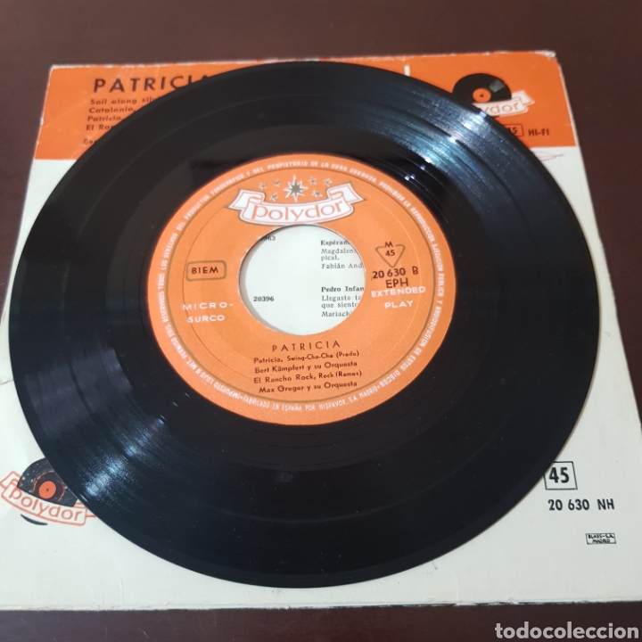 Discos de vinilo: PATRICIA - BERT KAMPFERT MAX GREGER Y SUS ORQUESTAS - Foto 4
