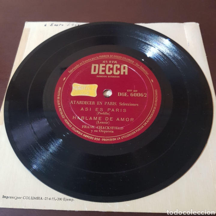 Discos de vinilo: FRANK CHACKSFIELD Y SU ORQUESTA - Foto 4