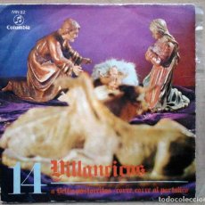Discos de vinilo: VILLANCICOS COLUMBIA- A BELÉN PASTORES / EL TREN. Lote 196362983