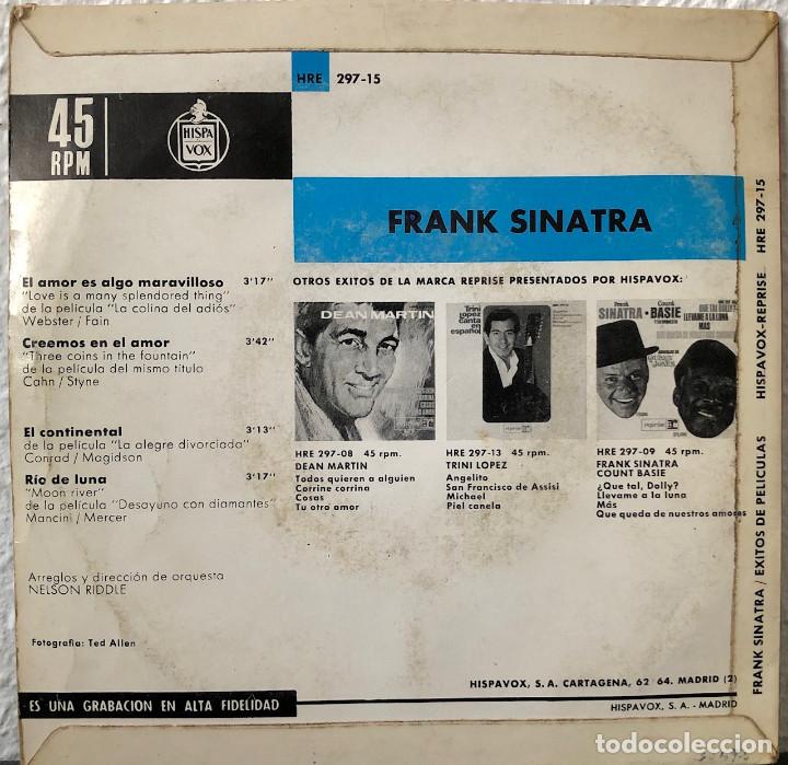 Discos de vinilo: FRANK SINATRA, EP &Eacute;xitos de Peliculas - Foto 2