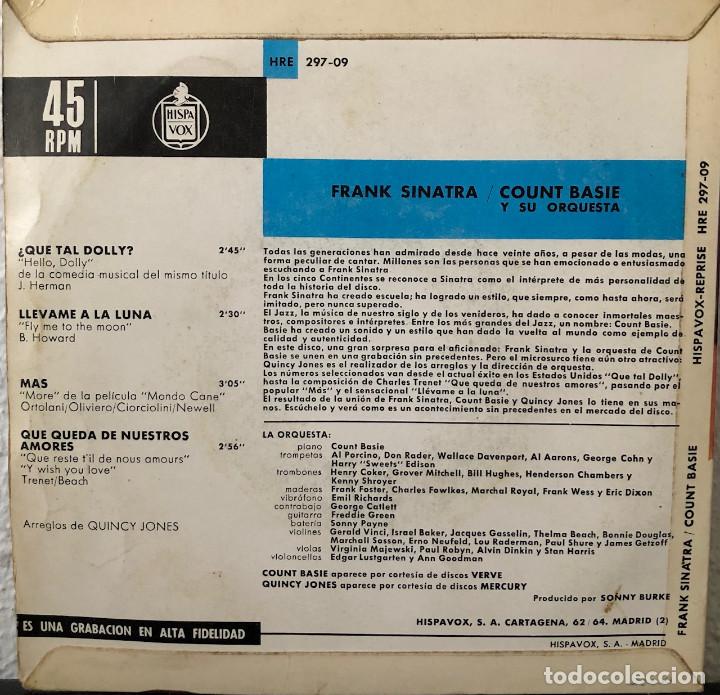 Discos de vinilo: FRANK SINATRA & COUNT BASIE Y ORQUESTA ep 45 rpm - Foto 2