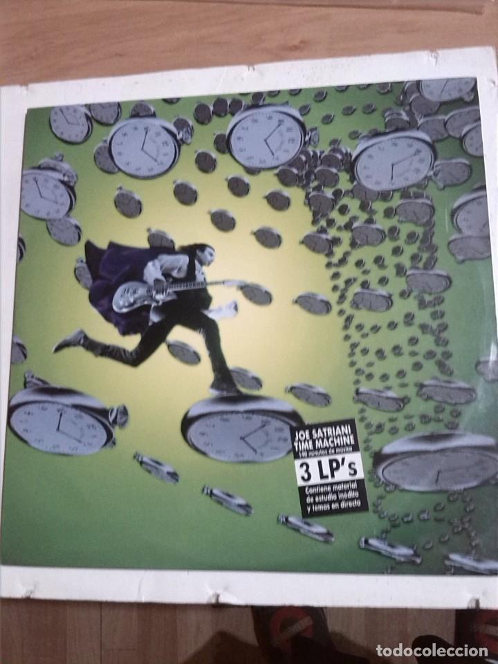 Discos de vinilo: JOE SATRIANI - TIME MACHINE 3 LPS - Foto 1
