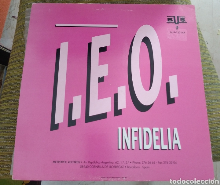 Discos de vinilo: Infidelia - I. E. O. - Foto 4