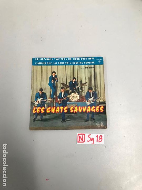 Discos de vinilo: LES CHATS SAUVAGES - Foto 1
